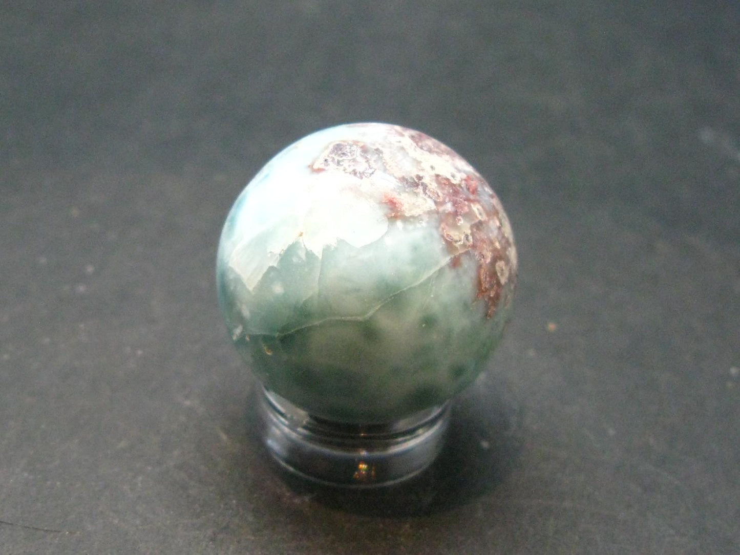 Larimar Sphere From Dominican Republic - 0.8" - 18.16 Grams