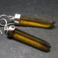 Stunning Natural Unheated Citrine Crystal Earrings from Zambia - 9.64 Grams - 2.1"
