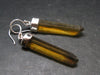 Stunning Natural Unheated Citrine Crystal Earrings from Zambia - 9.64 Grams - 2.1"