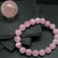 Rose Quartz Genuine Bracelet ~ 7 Inches ~ 10mm Round Beads