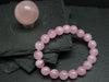 Rose Quartz Genuine Bracelet ~ 7 Inches ~ 10mm Round Beads