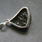 Shape!! Natural Gem Moldavite Tektite SS Pendant From Czech Republic - 5.8 Grams - 1.2"