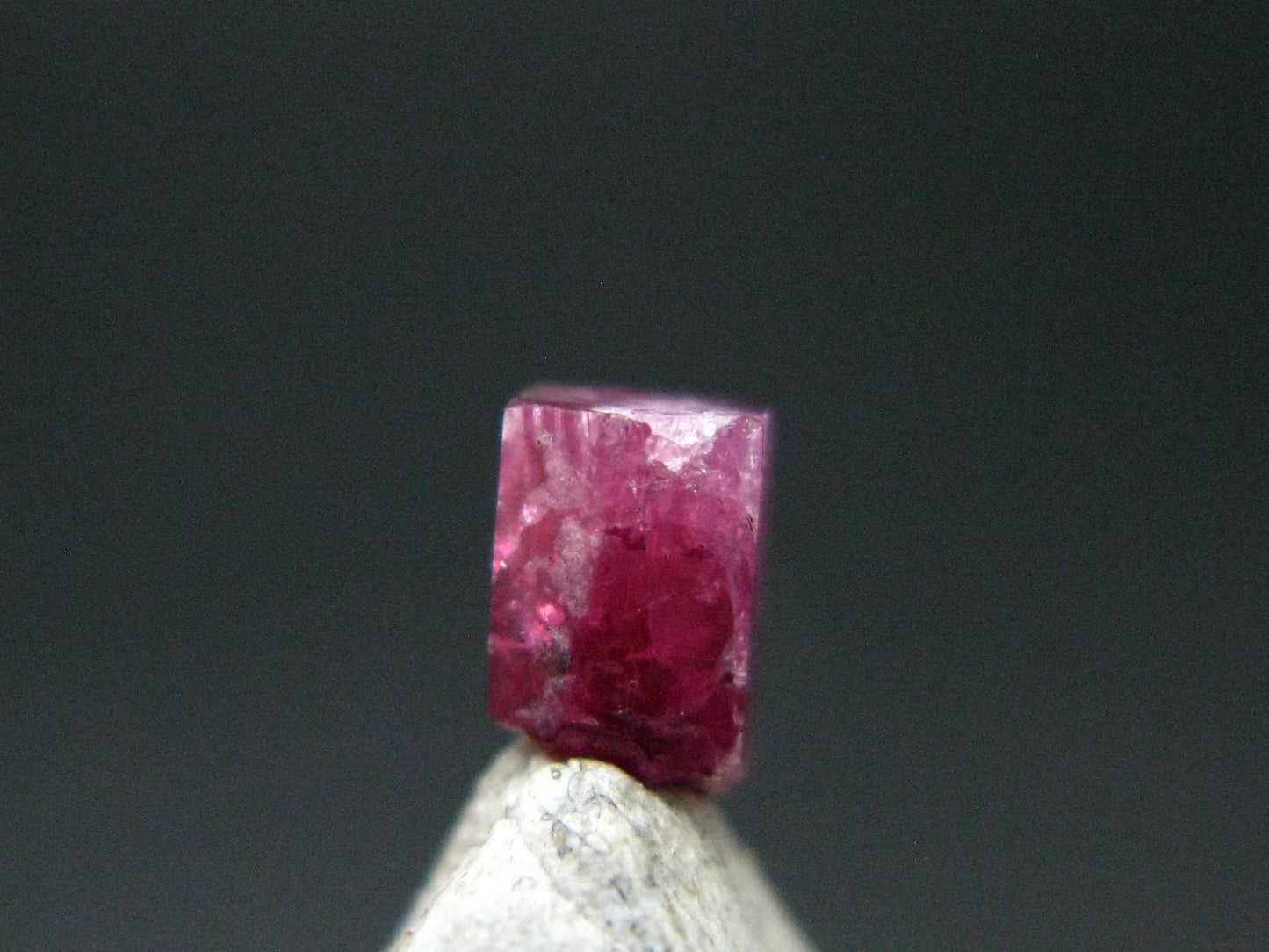 Nice Rare Gem Bixbite Red Emerald Beryl Crystal From Utah USA - 0.46 Carats