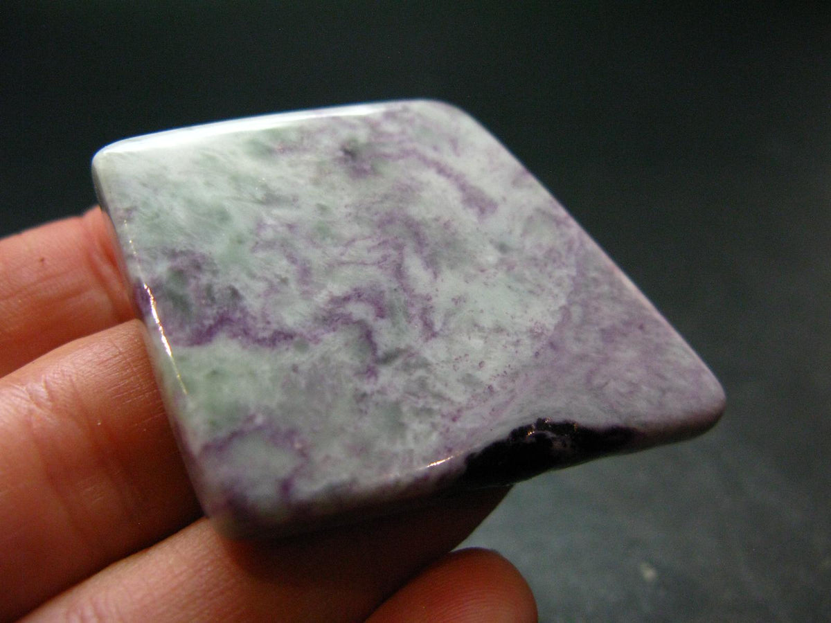 Very Rare Kammererite Chrome Clinochlore Tumbled Stone from Turkey - 1.6" - 26.89 Grams