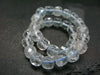 Aquamarine Genuine Bracelet ~ 7 Inches ~ 6mm Squared Facetted Beads