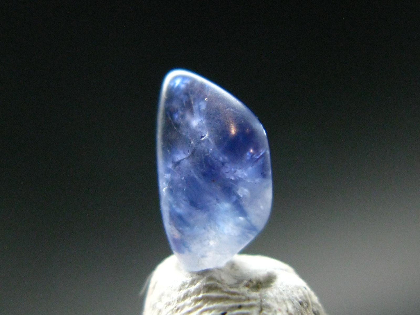 Gem Benitoite Polished Stone From California - 1.21 Carats - 9x5mm