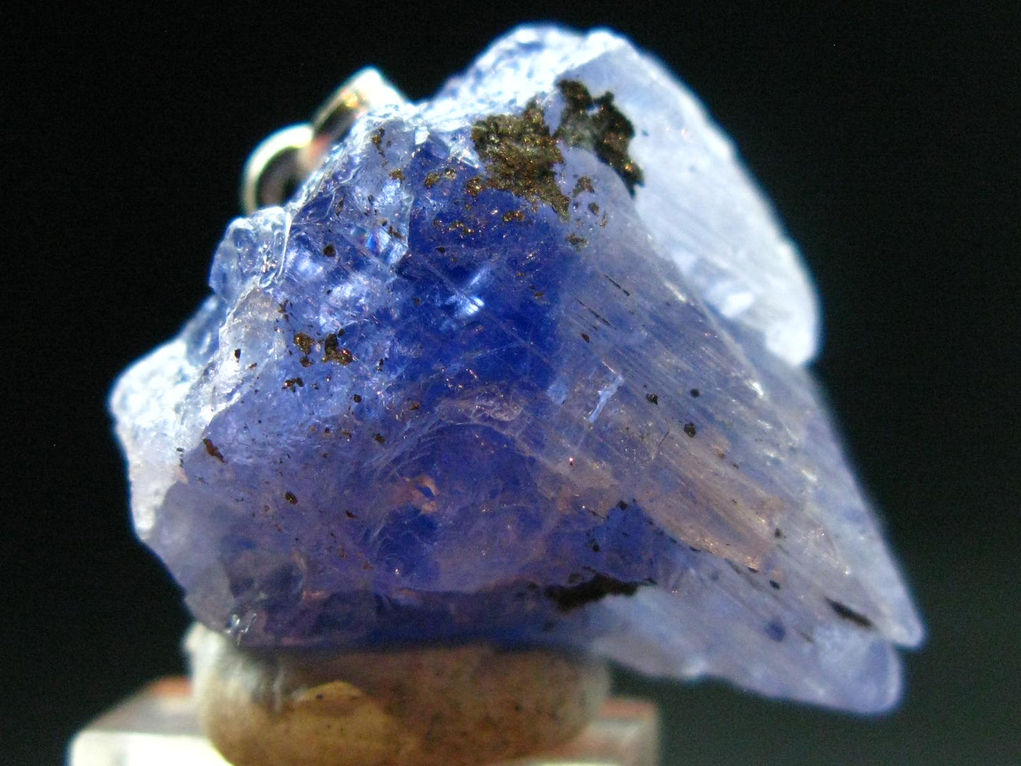 Tanzanite Pendant In Sterling Silver From Tanzania - 1.1" - 7.96 Grams