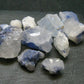 Lot of 10 Dumortierite In Quartz Crystals From Brazil - 46.78 Grams