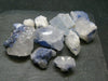 Lot of 10 Dumortierite In Quartz Crystals From Brazil - 46.78 Grams