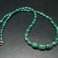 Emerald Tumbled Beads Necklace From Colombia - 17" - 14.90 Grams