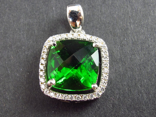 Helenite Gaia Stone Gem Sterling Silver Pendant From Washington - 5.0 Carats