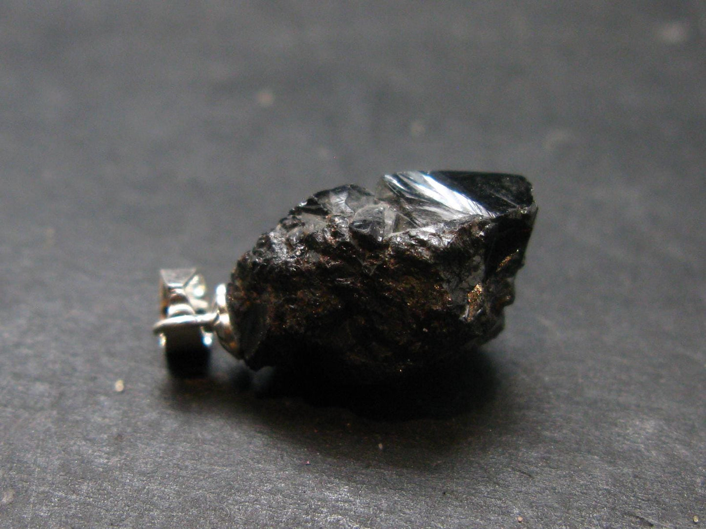 Cassiterite Pendant From China - 0.8" - 4.2 Grams