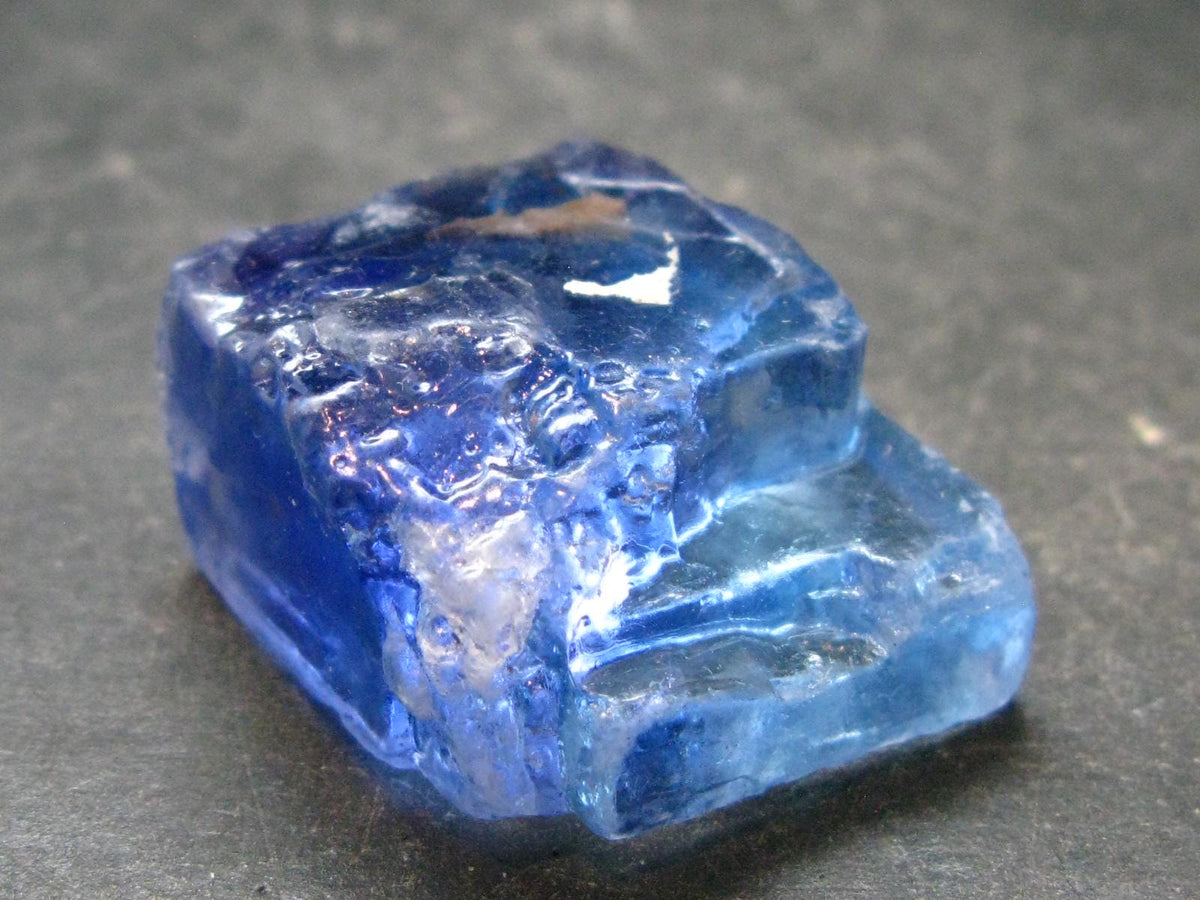 Blue Halite Crystal From USA - 1.1" - 18.24 Grams
