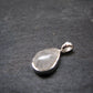 Raw Rare Natrolite Crystal Silver Pendant From Russia - 0.7" - 1.32 Grams
