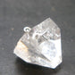 Clear Apophylite Apophyllite Crystal Silver Pendant From India - 0.9" - 4.2 Grams