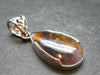 Cacoxenite Super 7 Silver Pendant From Brazil - 1.6" - 5.49 Grams