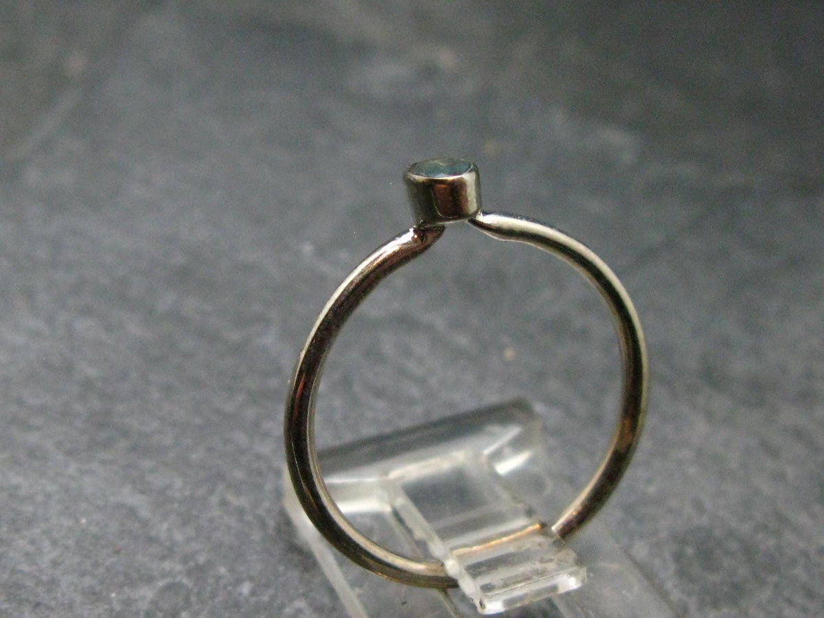 Genuine Alexandrite Gem Silver Ring From Russia - Size 8 - 1.50 Grams