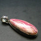 Rhodochrosite Sterling Silver Pendant From Alma Colorado - 1.4" - 6.07 Grams