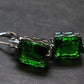 Helenite Gaia Stone Gem Sterling Silver Earrings From Washington - 4.5 Carats