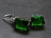 Helenite Gaia Stone Gem Sterling Silver Earrings From Washington - 4.5 Carats