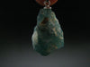 Extremely Rare Rough Grandidierite Silver Pendant From Madagascar - 1.4" - 6.14 Grams