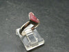 Pezzottaite Crystal Silver Ring From Madagascar - Size 7 - 2.01 Grams