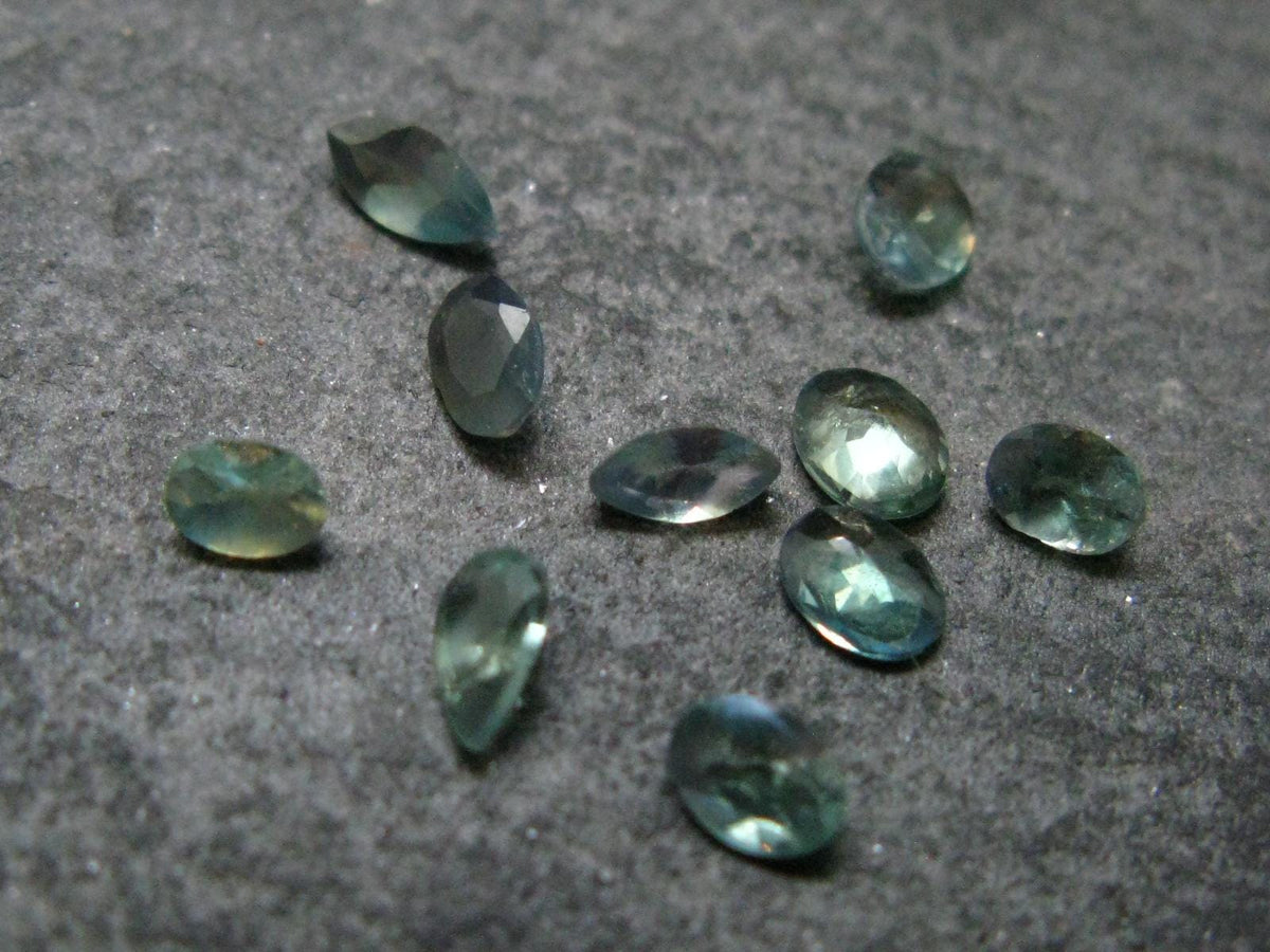 Lot of 10 Alexandrite Chrysoberyl Cut Facetted Gems From Russia - 1.49 Carats Combined