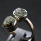 Phenakite Phenacite Crystal Silver Ring From Brazil - Size 5 - 2.16 Grams