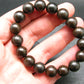 Meteorite Chondrite Genuine Bracelet ~ 7 Inches ~ 12mm Round Beads