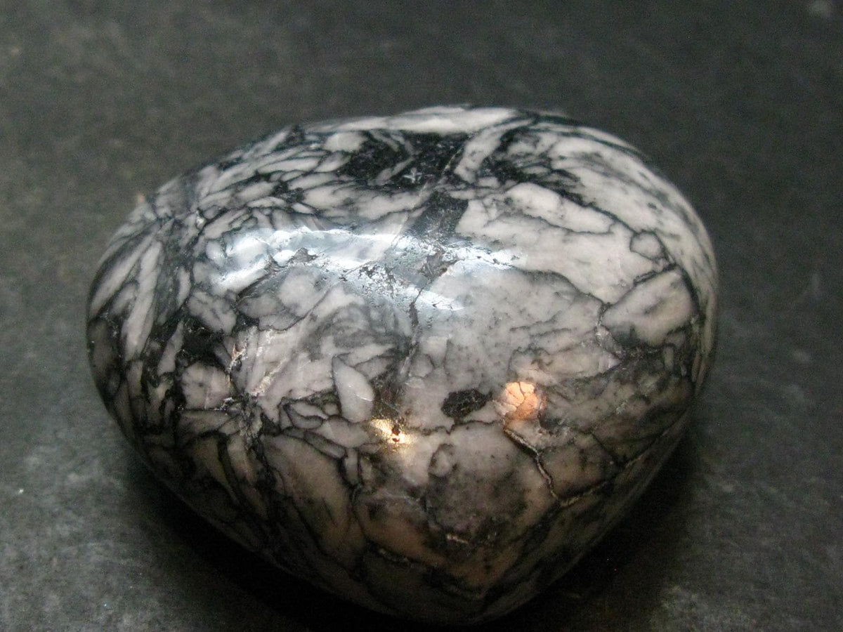 Pinolite Polished Heart from Austria - 1.8" - 109.0 Grams