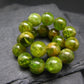 Peridot Genuine Bracelet ~ 7 Inches ~ 10mm Round Beads
