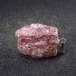 Strawberry Quartz Silver Pendant - 0.9" - 4.16 Grams
