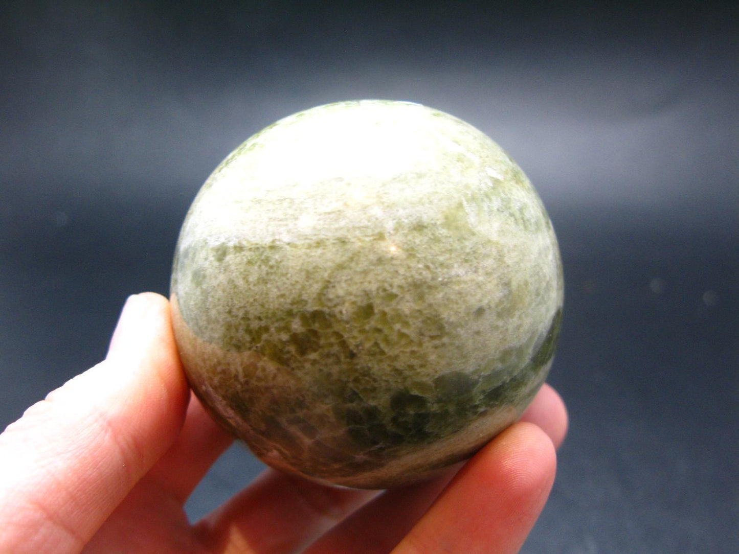 Rare Vesuvianite Idocrase Sphere Ball From India - 2.3" - 361.11 Grams