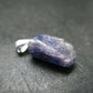 Tanzanite Pendant In Sterling Silver From Tanzania - 0.8" - 1.35 Grams