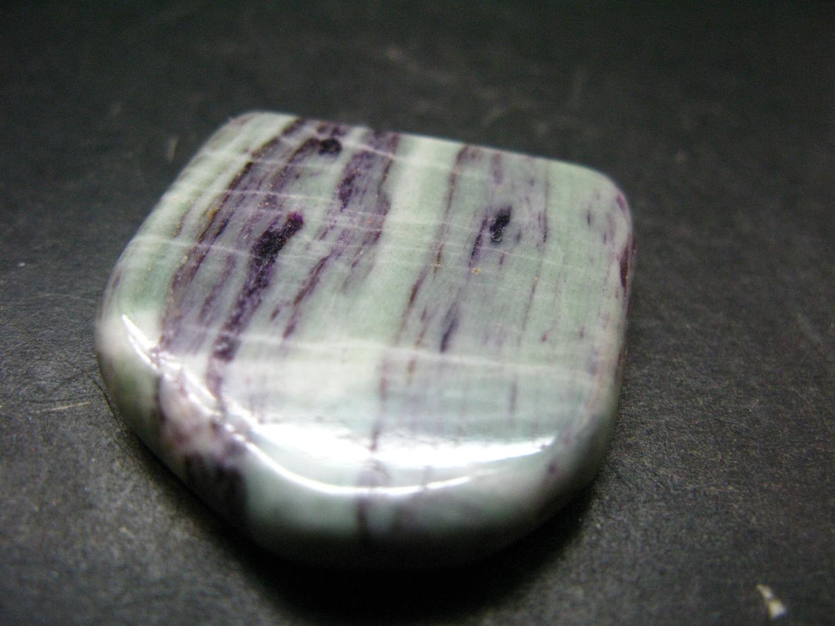 Very Rare Kammererite Chrome Clinochlore Tumbled Stone from Turkey - 1.4" - 21.45 Grams