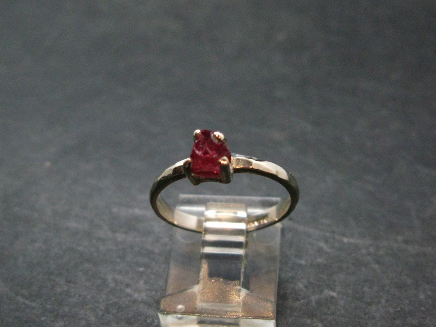 Spinel Ring From Tanzania - Size 7.5 - 2.05 Grams