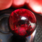 Red Gem Garnet Almandine Sphere Ball From India - 17.82 Grams - 0.8"