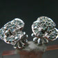 Alexandrite Gem Silver Stud Earrings From Russia - 2.75 Grams