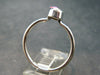 Beautiful Gem 1.12 Carat Bixbite Red Emerald Beryl Silver Ring From Utah USA - Size 8