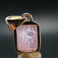Pink Morganite Silver Pendant From Brazil - 0.8" - 2.3 Grams