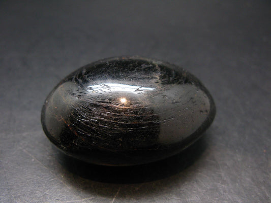 Fine Black Tourmaline Tumbled Stone From Namibia - 2.3"