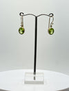 Peridot Sterling Silver Dangle Earrings | August Birthstone