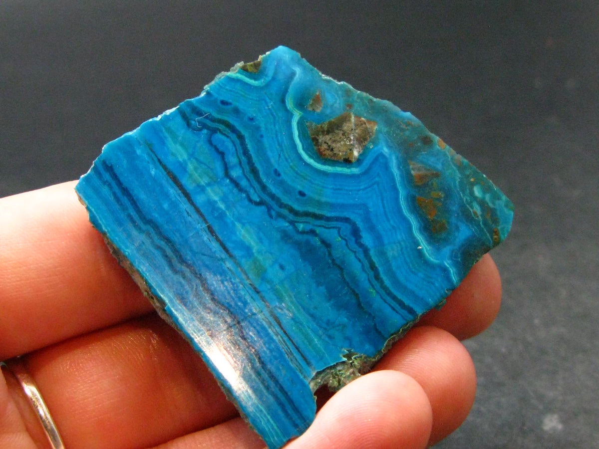 Chrysocola Slab from Arizona - 1.7" - 16.87 Grams