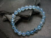 Blue Topaz Genuine Bracelet ~ 7 Inches ~ 8mm Round Beads