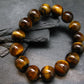 Tiger Eye Genuine Bracelet ~ 7 Inches ~ 14mm Round Beads