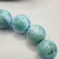 Natural Larimar Bracelet Blue Stone Beaded Bracelet Ocean Inspired Jewelry Gift