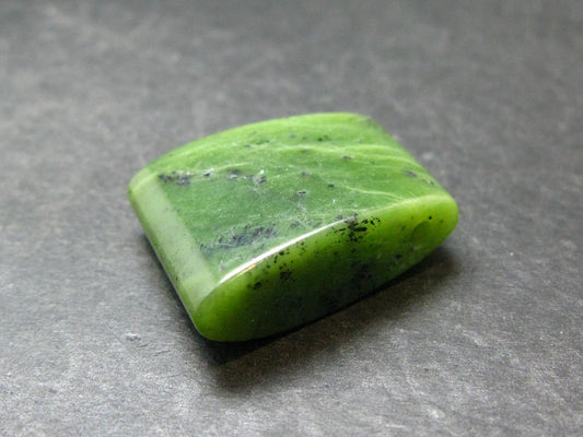 Nephrite Jade 1.2" Pendant From Canada (Metal Free) - 14.16 Grams