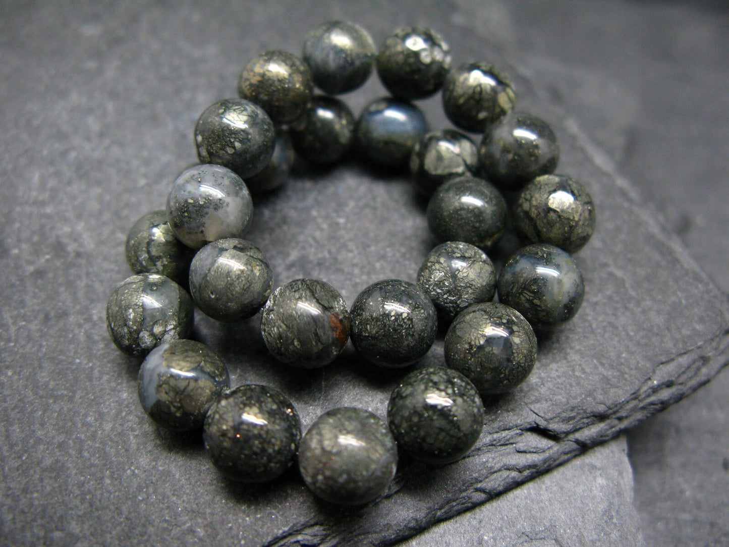 Healers Gold Genuine Bracelet ~ 7 Inches ~ 8mm Round Beads