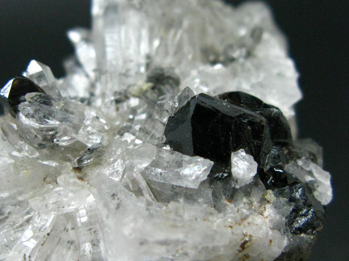 Cassiterite & Quartz Cluster From Bolivia - 3.6" - 171.41 Grams