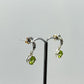 Peridot Sterling Silver Dangle Earrings | Ornate August Birthstone